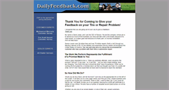 Desktop Screenshot of dailyfeedback.com